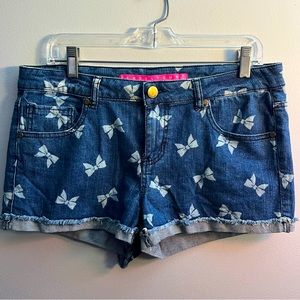 Tinseltown Denim Jean Shorts Size 11 Bows